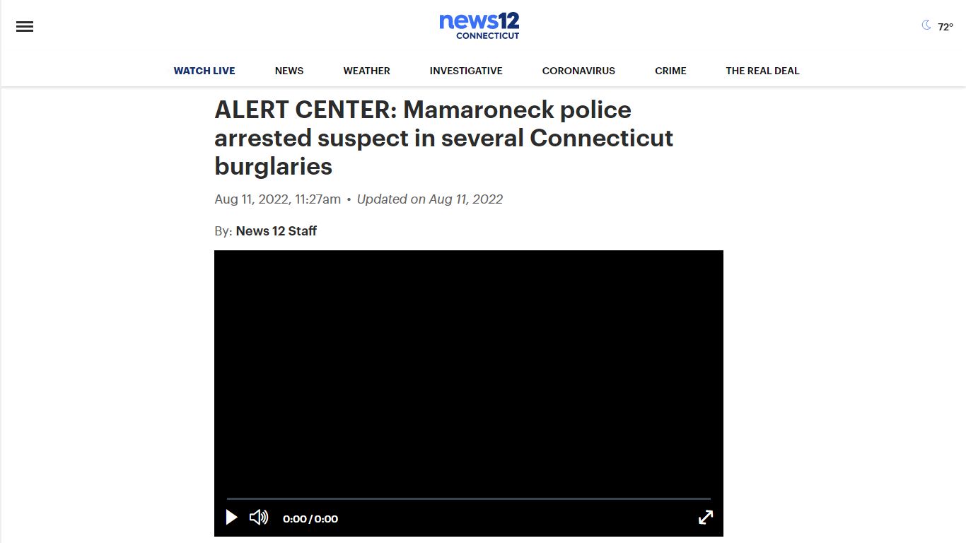 ALERT CENTER: Mamaroneck police arrested suspect in several Connecticut ...